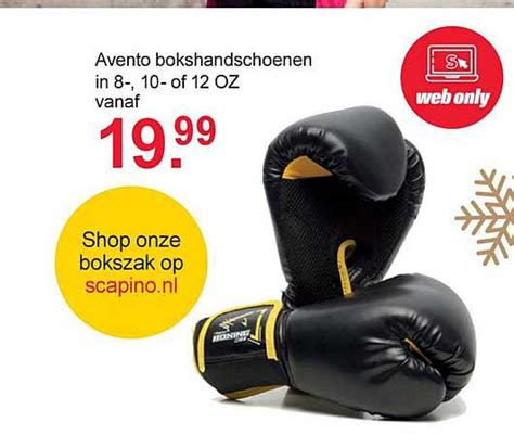 bokshandschoenen aanbieding.